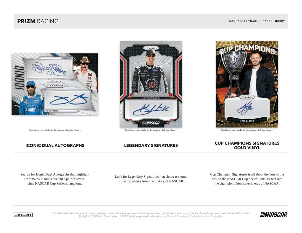 Panini 2025 Prizm NASCAR Racing Hobby Box