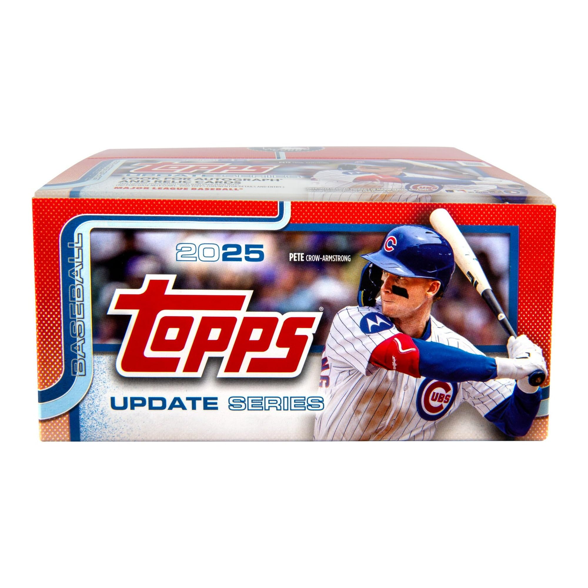 2025 Topps Updates Baseball Trading Cards 20ct Booster Display Box, Look for Rookie Cards!