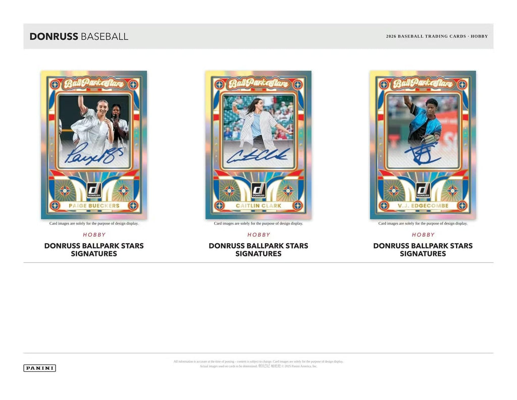 2026 Panini Donruss Baseball Hobby Box