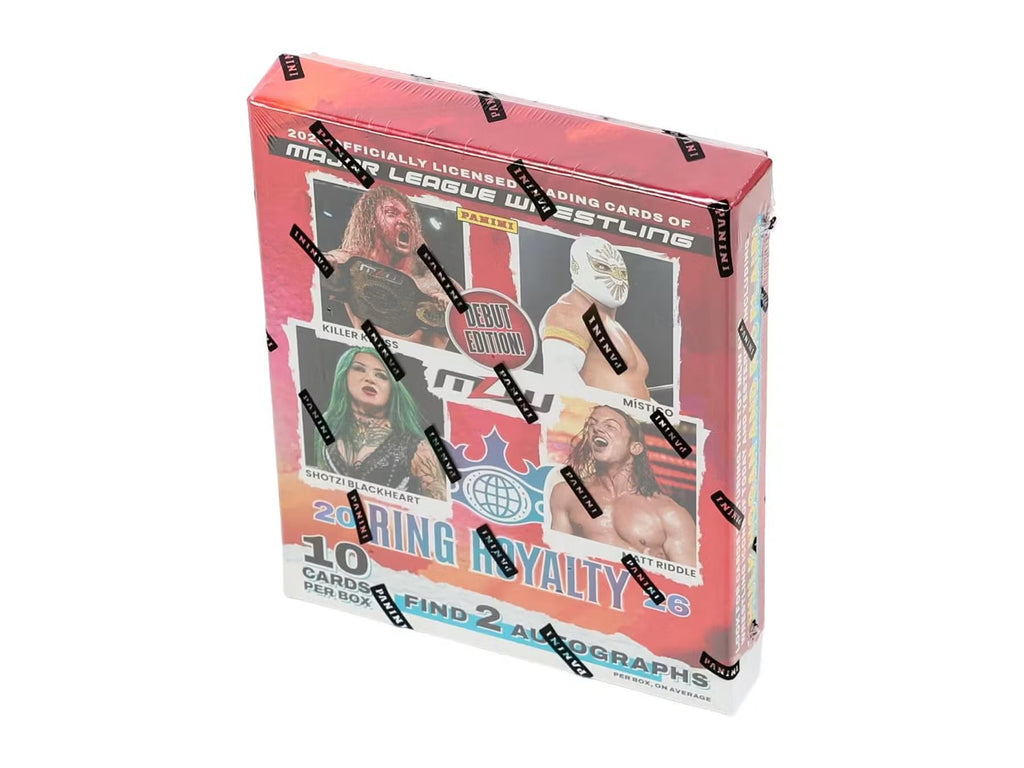 2026 Panini Ring Royalty Major League Wrestling Hobby Trading Card Box (2 Autographs Per Box)