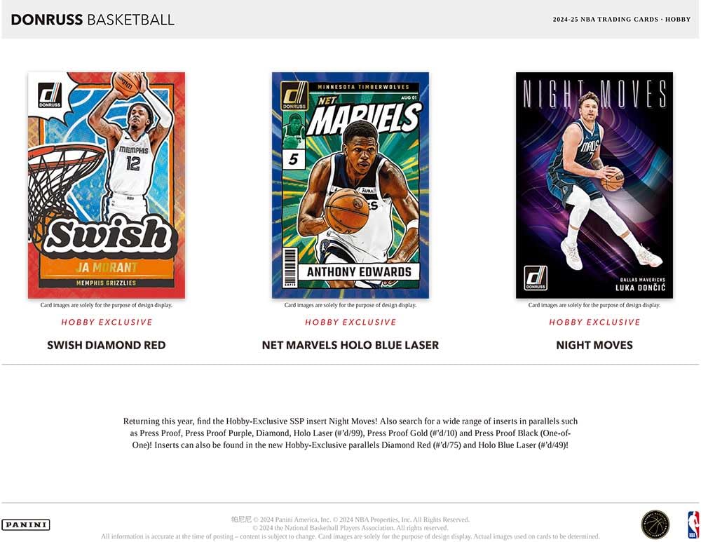 2024-25 Panini Donruss Basketball Hobby Blaster Box Panini Donras Basketball Hobby Blaster Box
