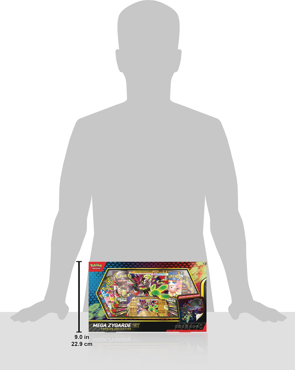 Pokemon TCG: Mega Zygarde ex Premium Collection with 8 Booster Packs