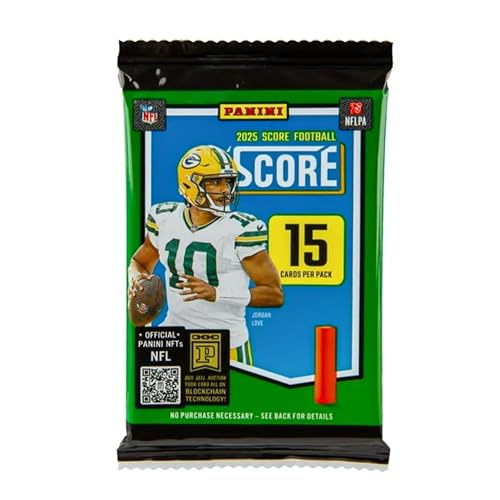2025–26 Panini Score NFL Football Mega Box – Official Trading Cards – Mega Box Exclusive Parallels, Rookie Cards & Inserts – Sealed Retail Box