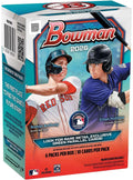 2026 Bowman Baseball Blaster Trading Card Box (Look for Retail Exclusive Green Parallels)