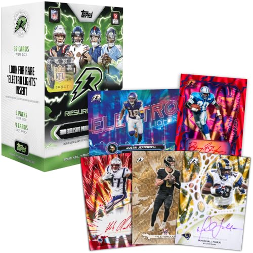 2025 Topps NFL Resurgence Football - Factory Sealed - Value Box