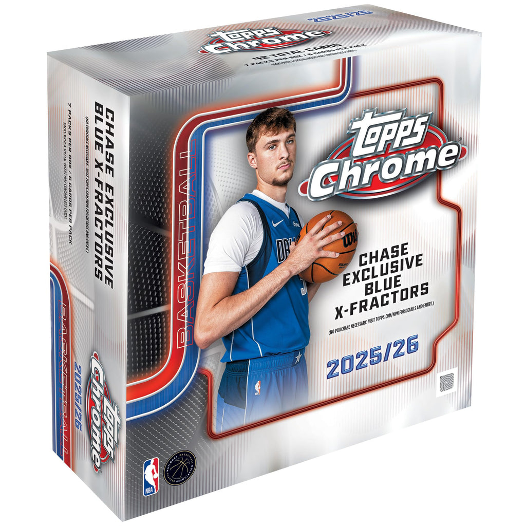 2025-26 Topps Chrome Basketball - Factory Sealed - Value Box & Mega Box