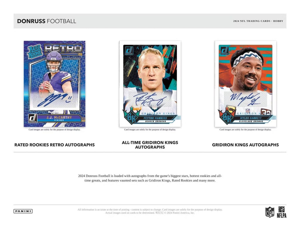 2024 Panini Donruss Football Hobby Box