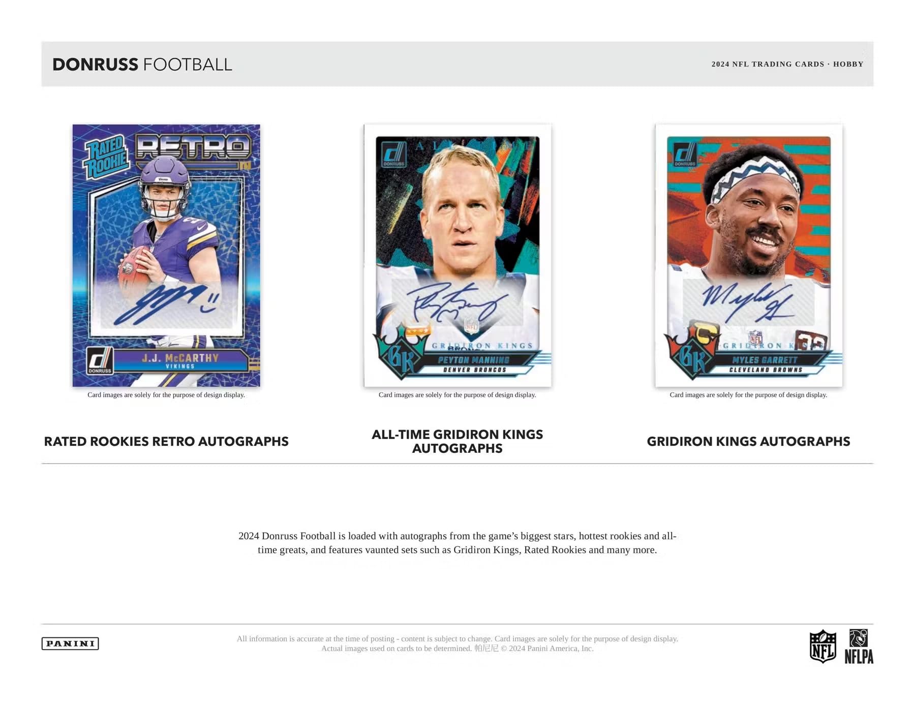 2024 Panini Donruss Football Hobby Box