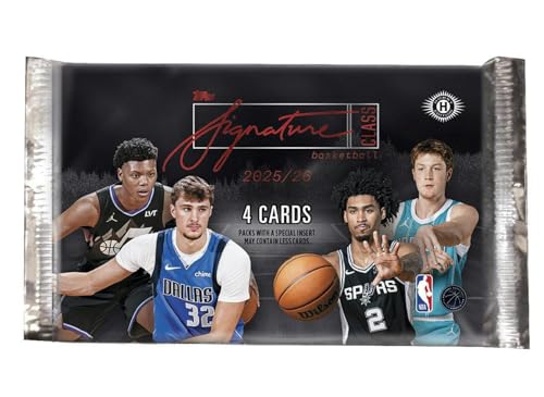 Topps 2025-26 Signature Class Basketball Hobby Box, Sealed, 8 Packs, 2 Autographs