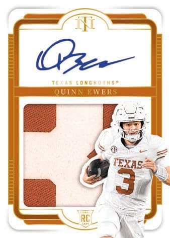 2025 Panini National Treasures Collegiate Football Hobby Trading Card Box (7 Autographs or Memorablia Per Box)