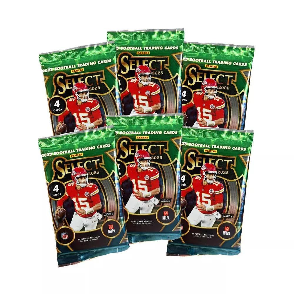 2025 Panini Select Football Blaster Box (Green & Yellow Prizm Shocks!)