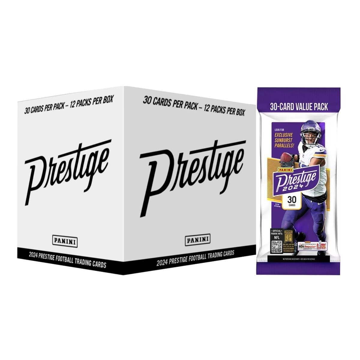 24 PANINI NFL PRESTIGE FAT PACK 12CT BOX
