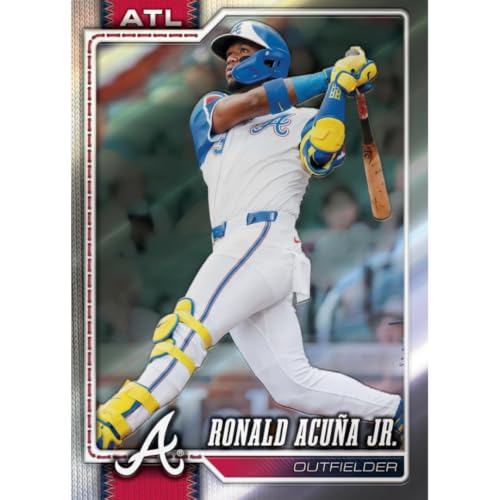 New 2026 Topps Chrome Baseball Hobby Box - Guarantees 1 Autograph Card - Look for Gold Logoman Cards - Rare Relics, Autographs, & Autograph Relic Cards - Stars, Rookies, & Legends - Factory Sealed