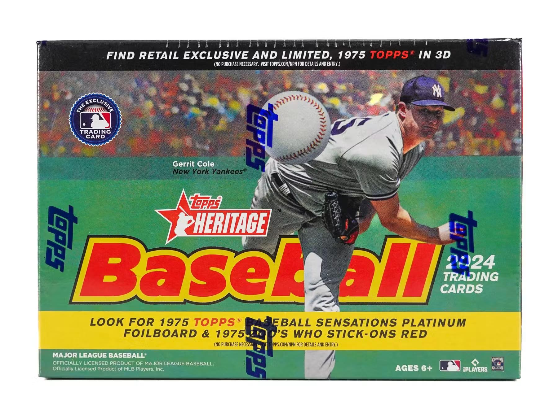 2024 Topps Heritage Baseball Mega Box 17 Packs