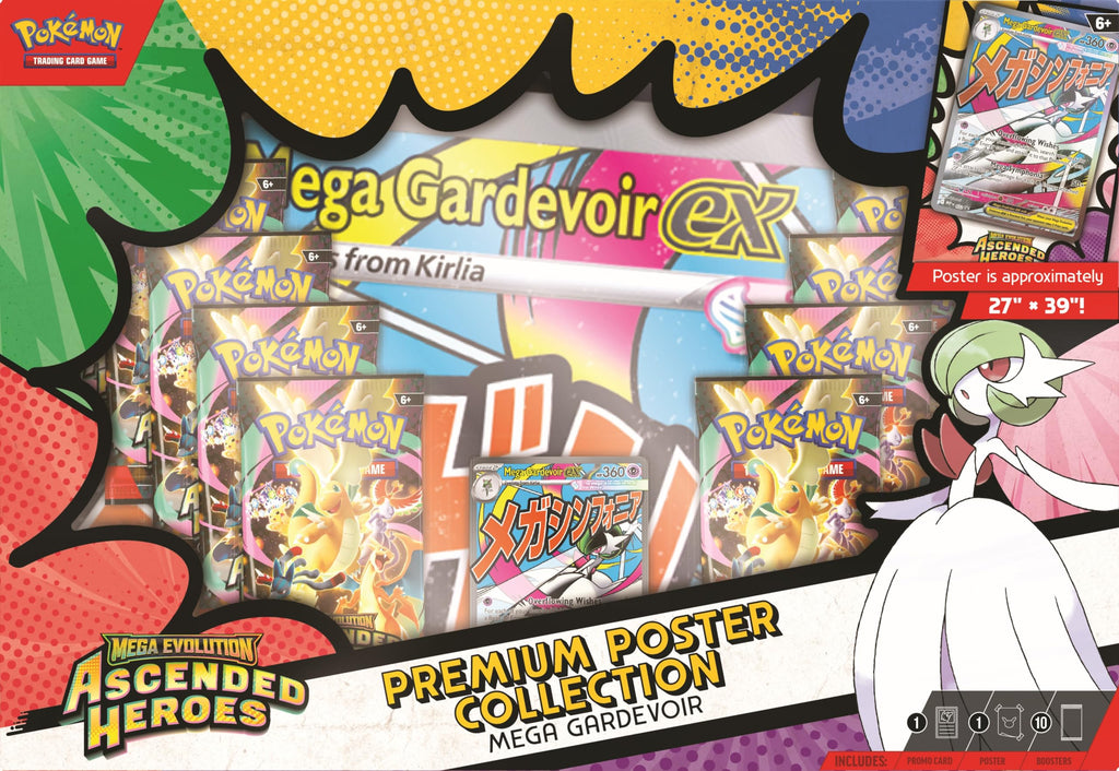Pokémon TCG: Mega Evolution—Ascended Heroes Premium Poster Collection