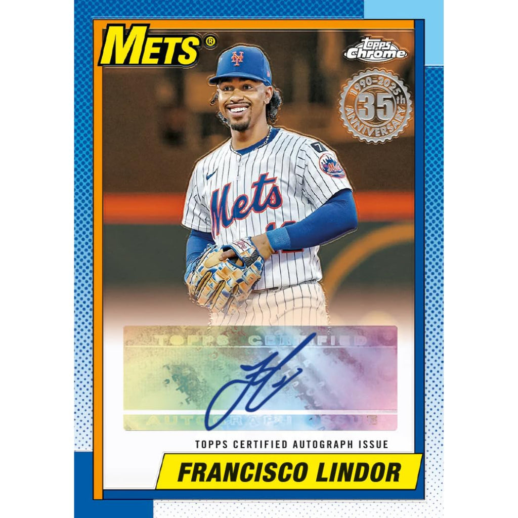 2025 Topps Chrome Baseball Update Hobby Box Factory Sealed 1 Autograph Card Per Box