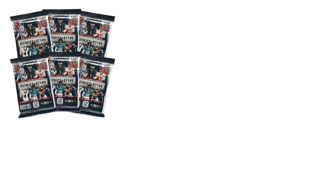 2025 Panini NFL Rookies & Stars Football Trading Card Blaster Box (2 Exclusive Red Plaid Parallels Per Blaster Box)