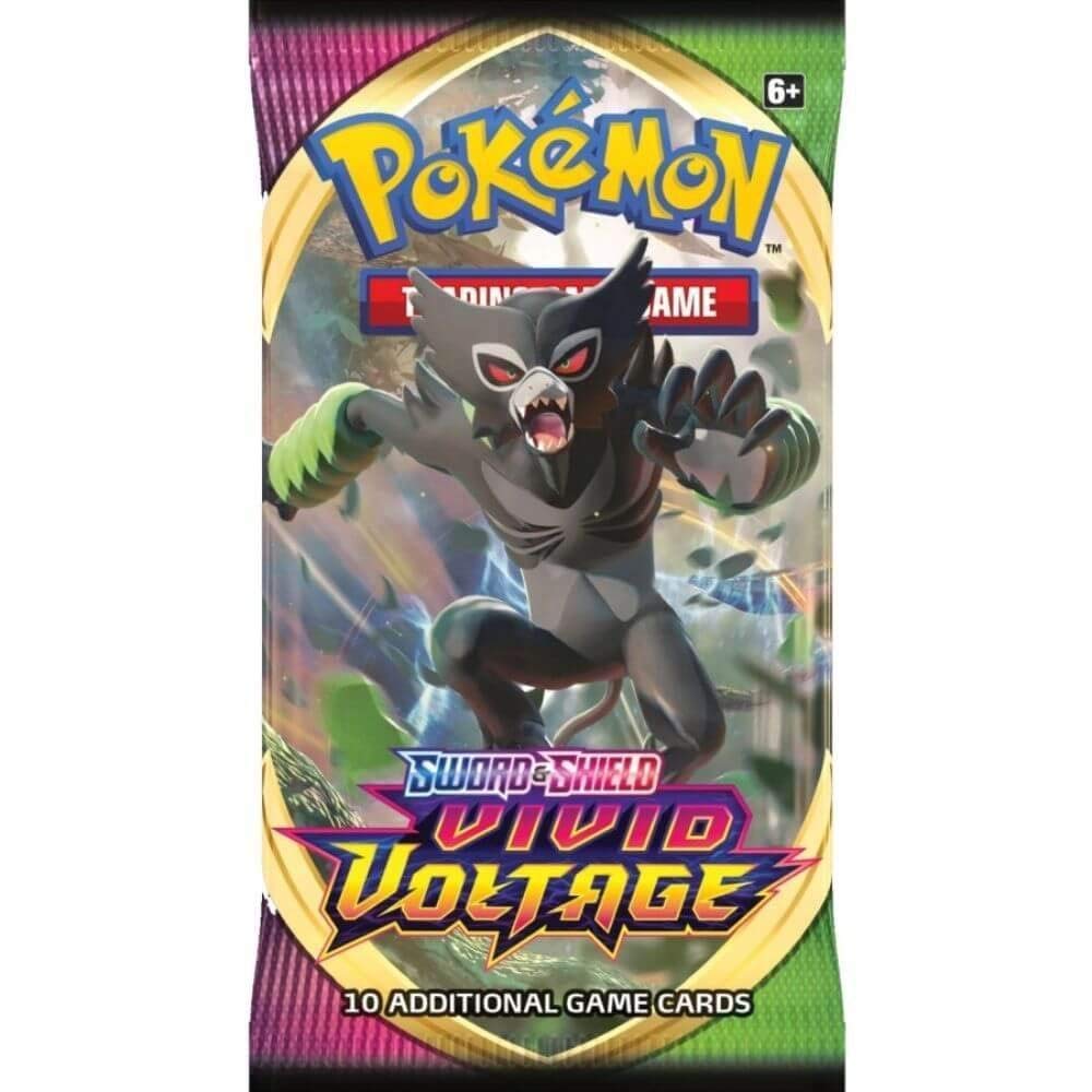 Pokemon Sword and Shield Vivid Voltage Booster Display