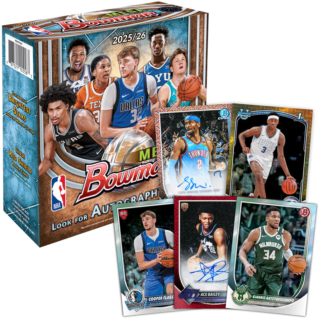 2025-26 Bowman NBA Basketball - Factory Sealed - Mega Box