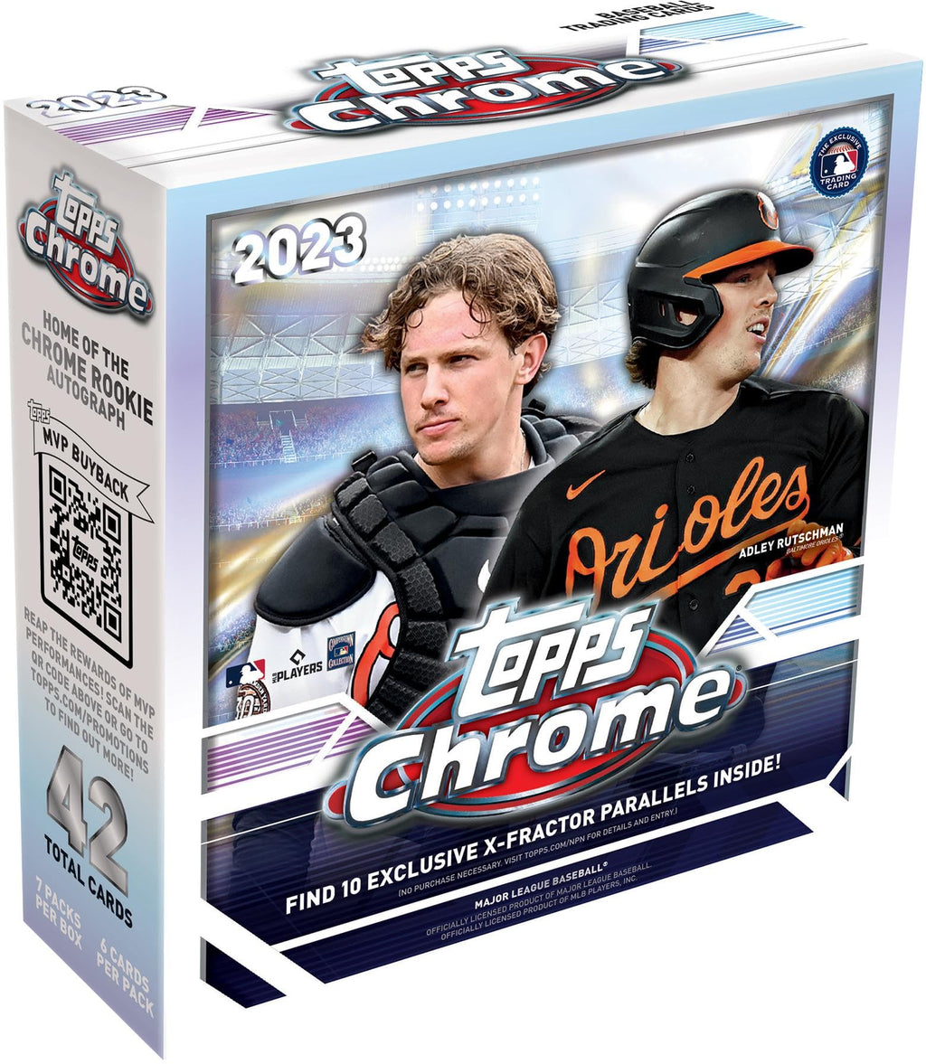2023 Topps Chrome Baseball Factory Sealed Monster Box - Baseball Complete Sets