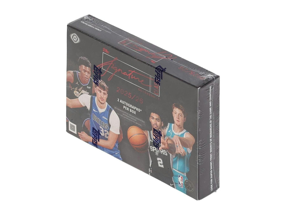 Topps 2025-26 Signature Class Basketball Hobby Box, Sealed, 8 Packs, 2 Autographs