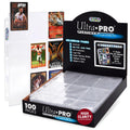 Ultra Pro 9 Pocket Pages Platinum Series - 100 Pages of Card Sleeves for Trading Card Binder and More