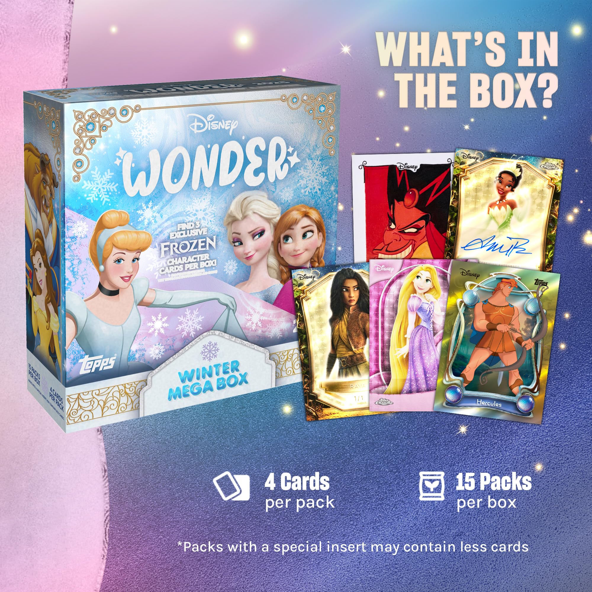 2025 Topps Disney Wonder - Factory Sealed