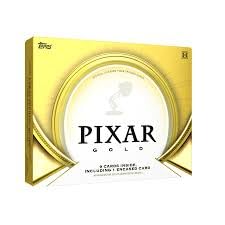 Topps Pixar Gold Trading Cards, 9 Cards Including 1 Encased Card | Autographs, Parallel Inserts