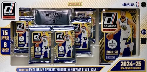 2024/25 Panini Donruss Basketball Bundle Trading Card Box (Exclusive Optic Rated Rookies Preview Disco Insert)