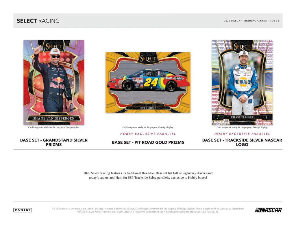 2026 Panini Select NASCAR Racing Hobby Box