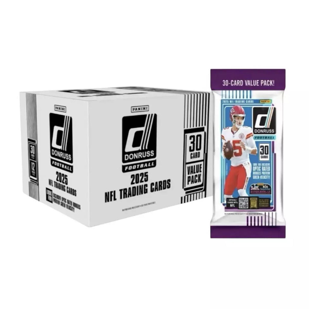 2025 Panini Donruss Football Jumbo Value 12-Pack Box