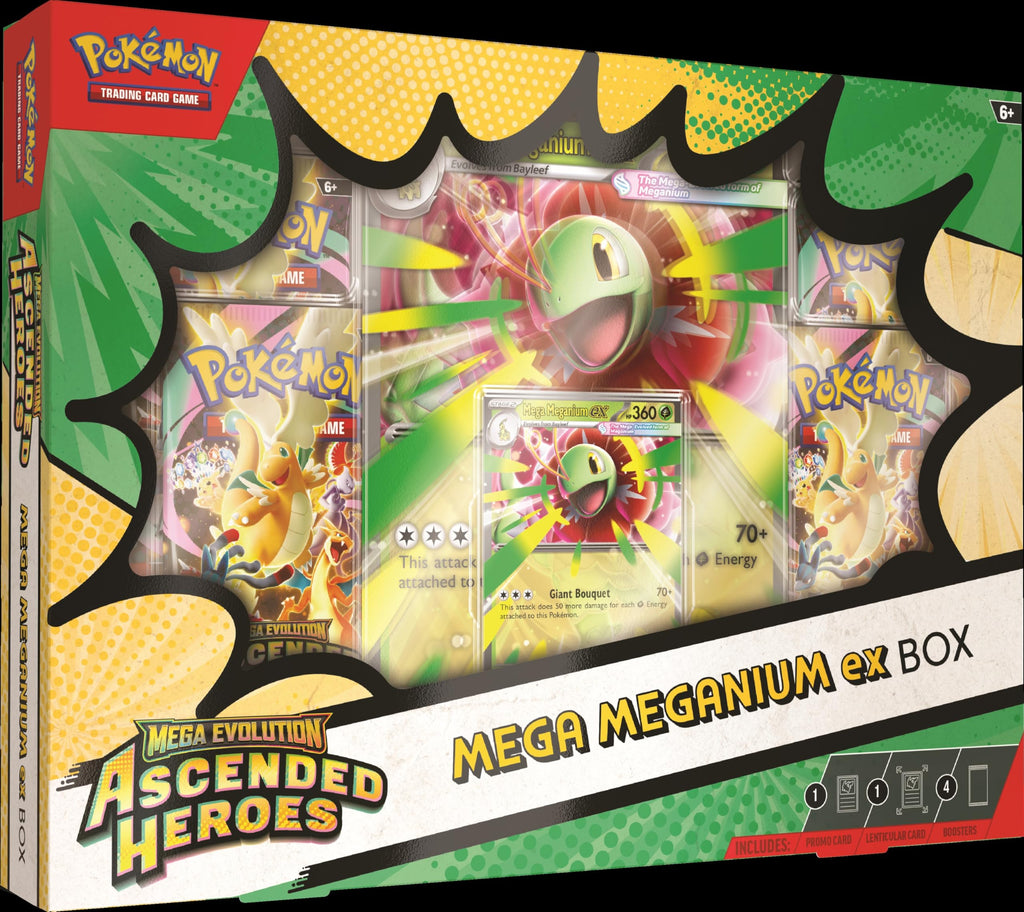 Pokémon TCG: Mega Evolution—Ascended Heroes Mega Meganium/Emboar/Feraligatr ex Box