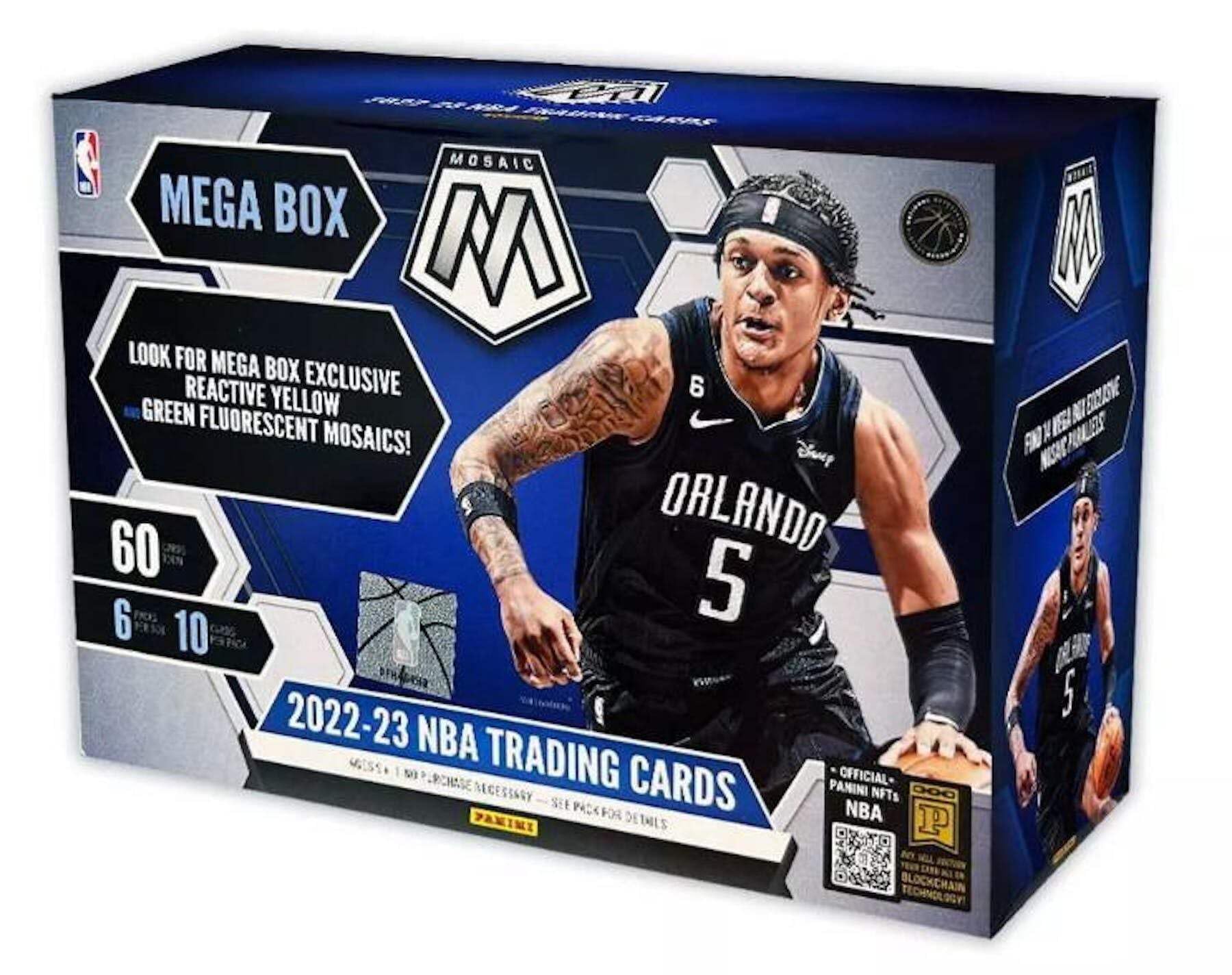 2022-23 Panini Mosaic Basketball Trading Card Mega Box