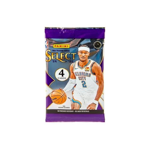2024–25 Panini Select NBA Basketball Mega Box – Official Trading Cards – Retail Exclusive Blue & Red Prizms, Rookie Cards & Inserts – Sealed Box