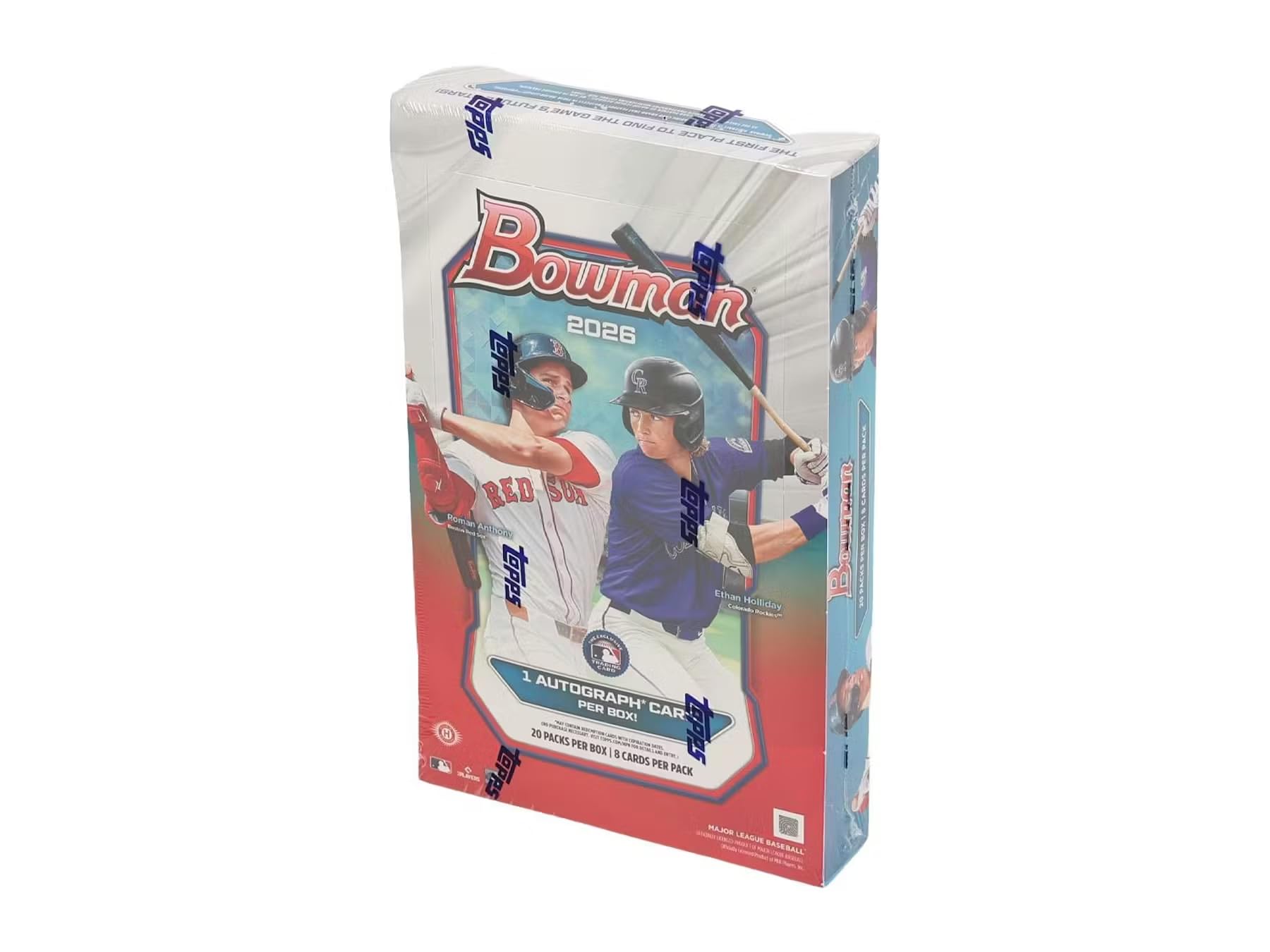 2026 Bowman Baseball Hobby Trading Card Box (1 Autograph Card Per Box)