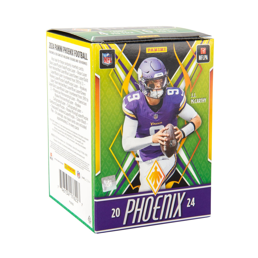 2024-25 Panini Phoenix NFL Football Blaster Box – Retail Edition, 24 Cards, Exclusive Parallels & Inserts, Official Trading Cards