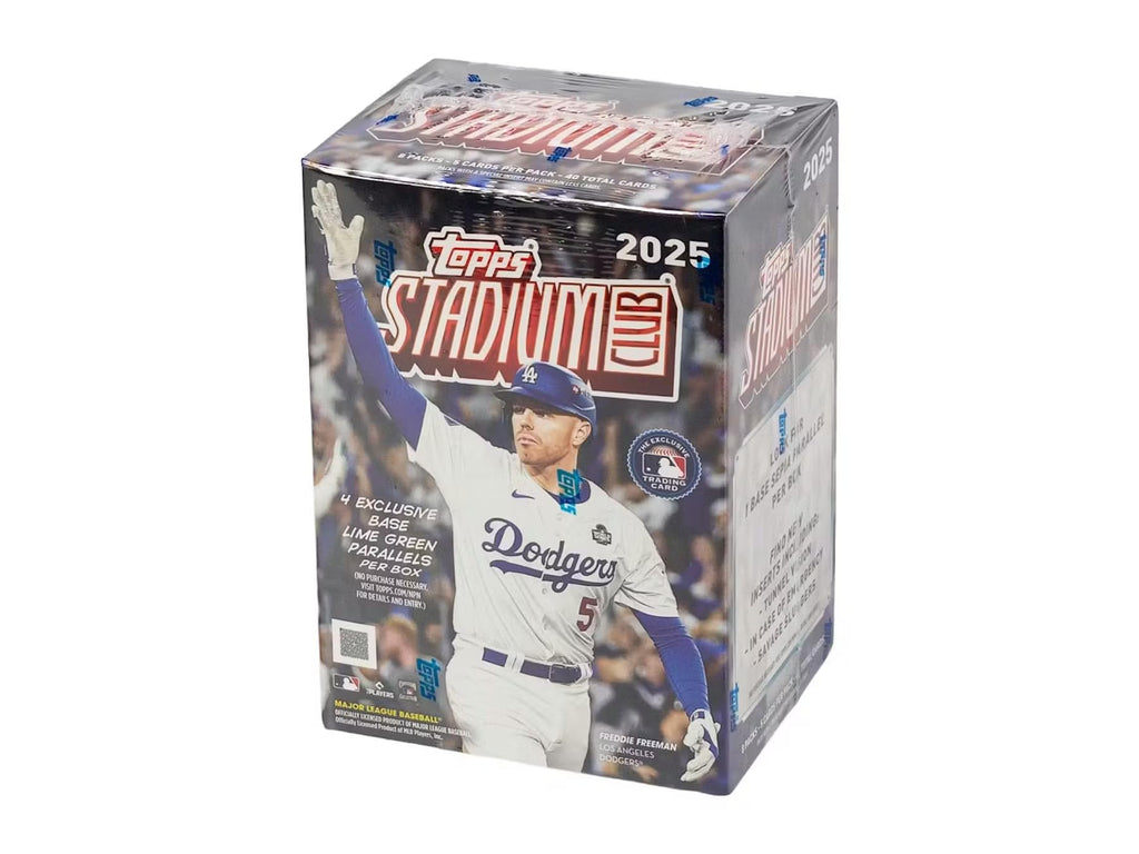 2025 Topps Stadium Club Baseball 8-Pack Blaster Trading Card Box (1 Sepia Parallel Per Box)