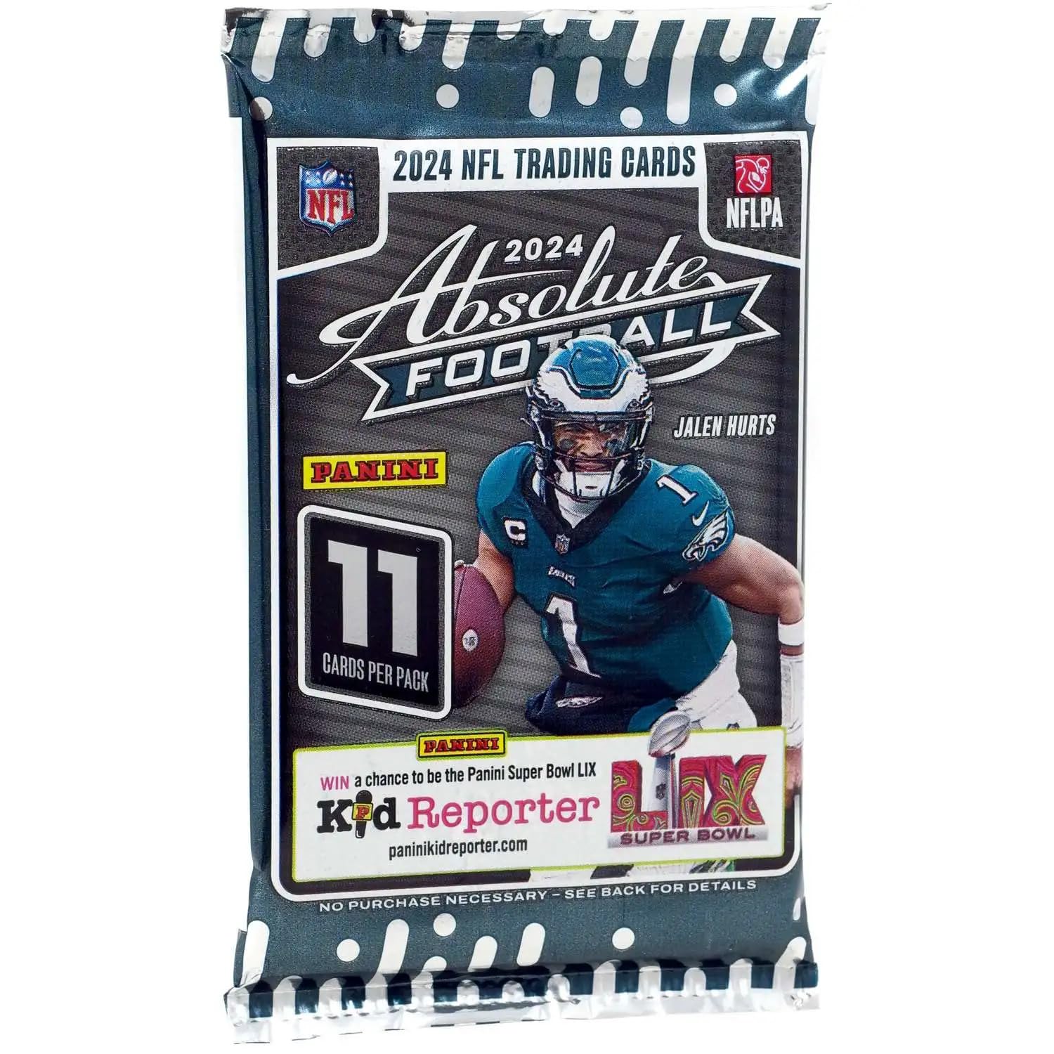2024 Panini Absolute Football 11 Card Pack