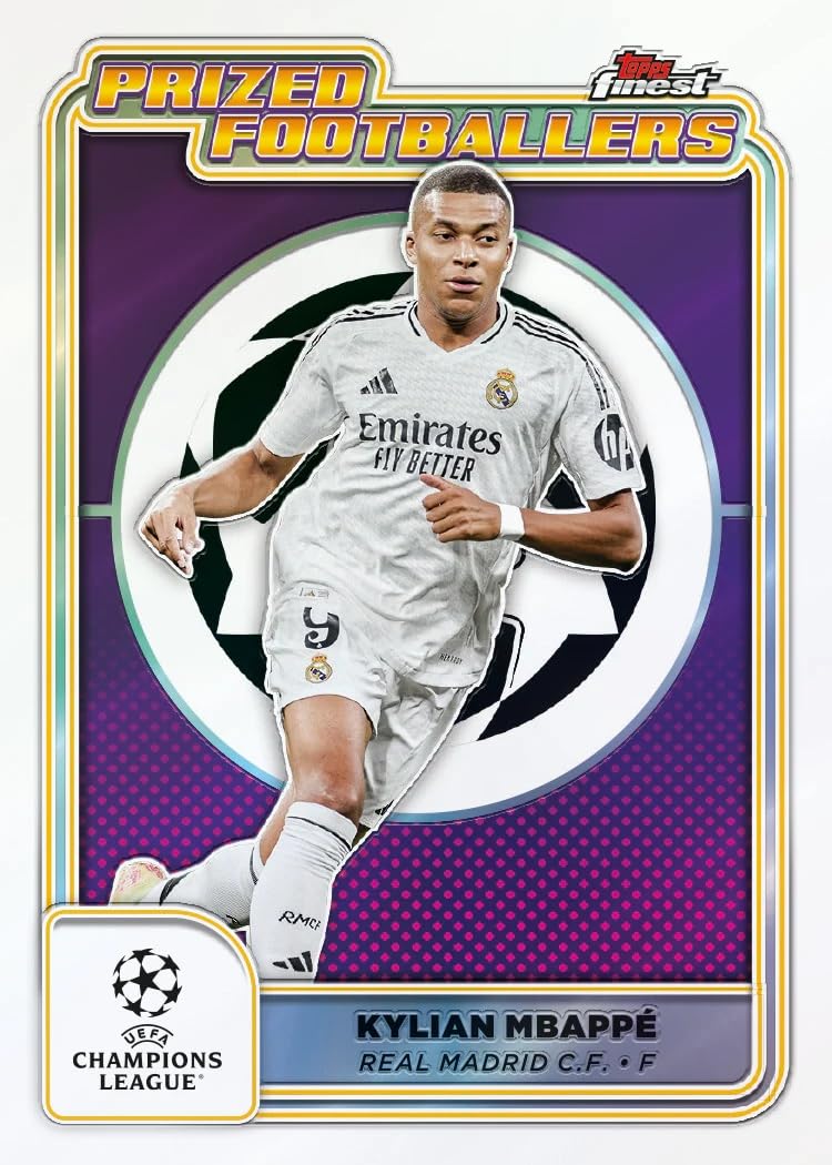 2024-25 Topps Finest UEFA Club Competitions Soccer Hobby Box