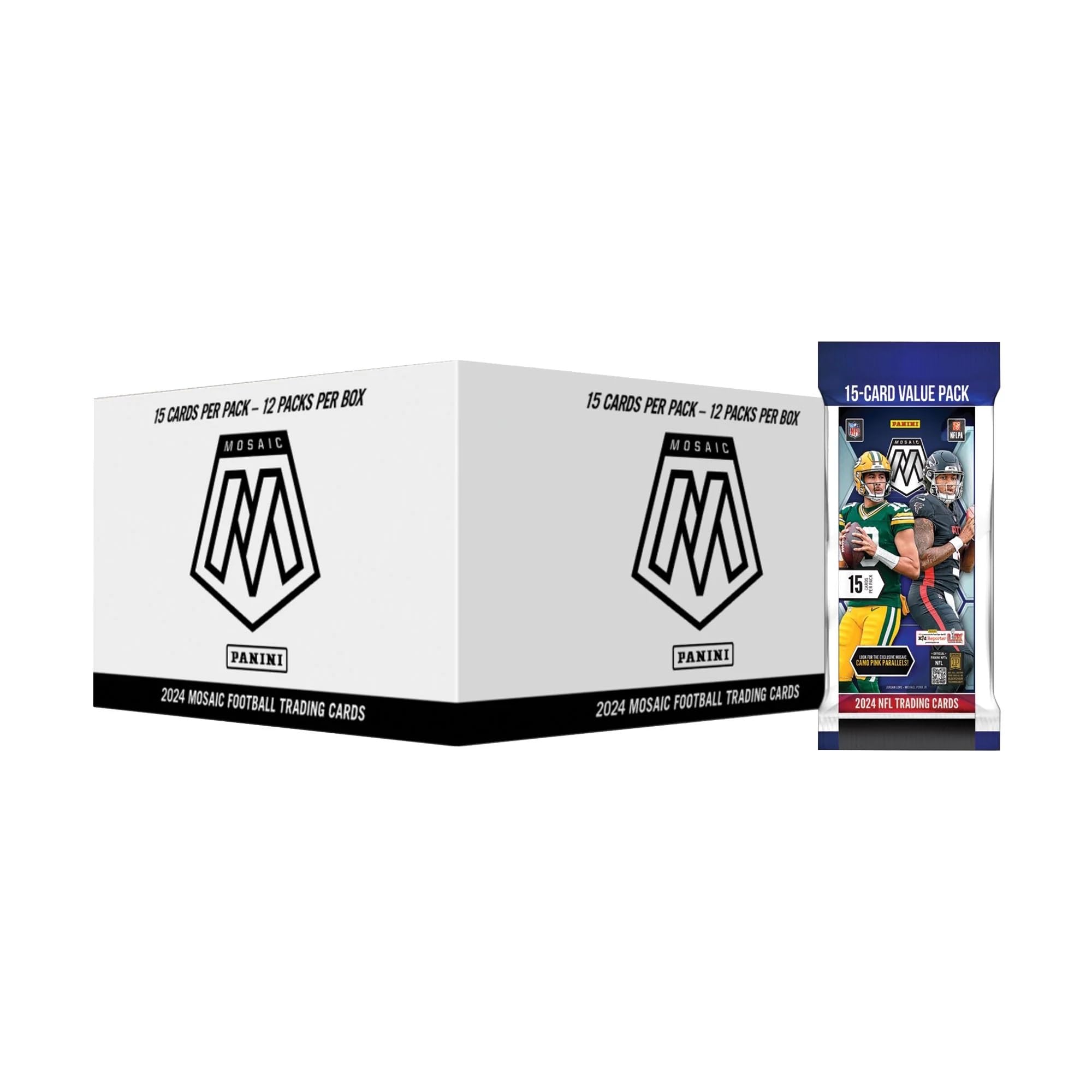2024 Panini Mosaic Football Factory Sealed Cello Fat Pack Box