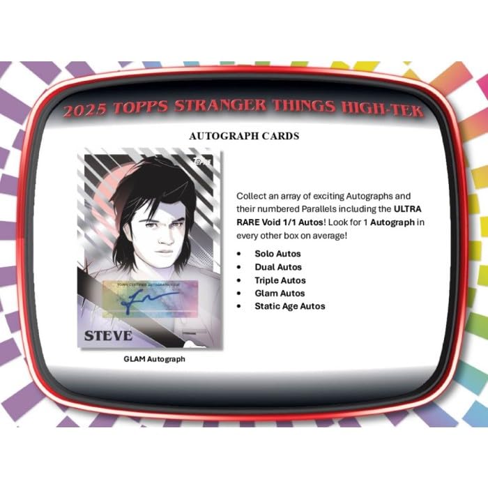 2025 Topps Stranger Things High Tek Hobby Box