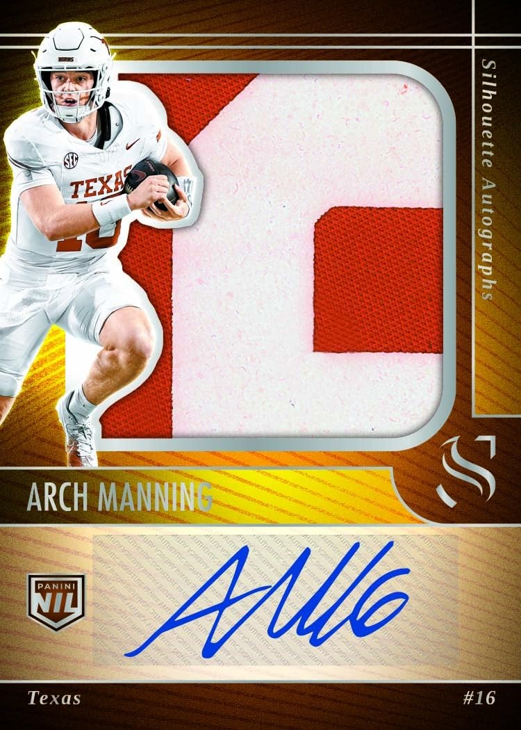 2025 Panini Silhouette Football Hobby Trading Card Box (4 Autographs/Memorabilia Cards Per Box)