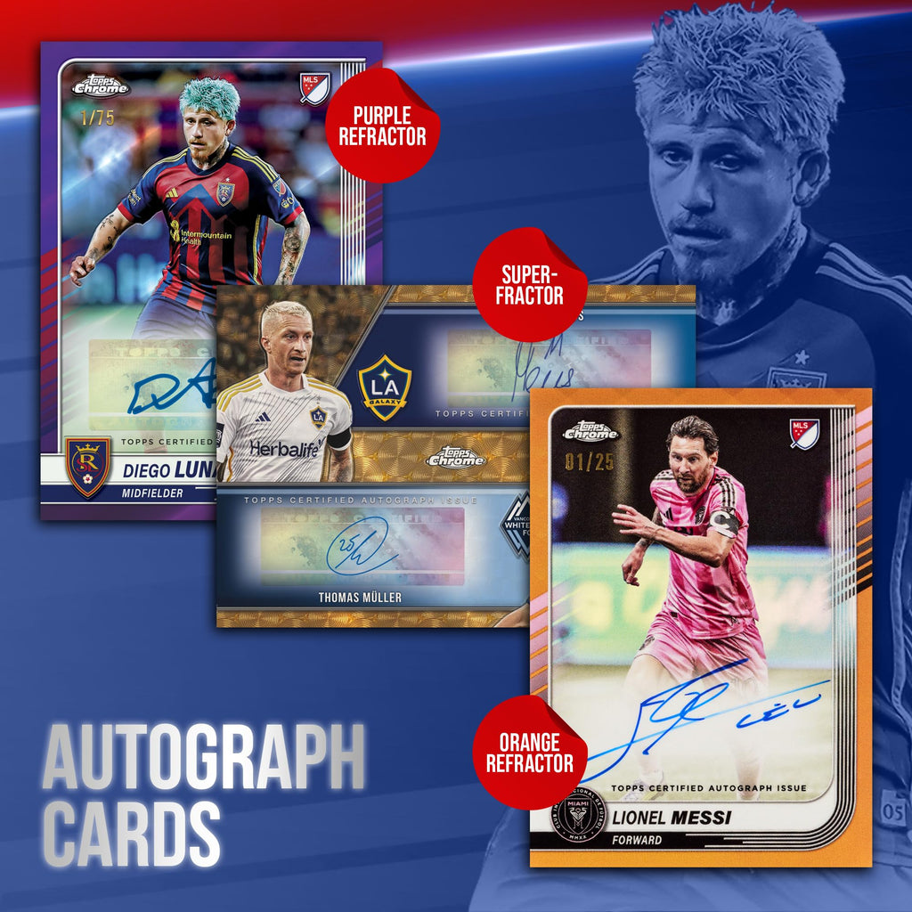Topps Chrome MLS 2025 - Factory Sealed - Value Box