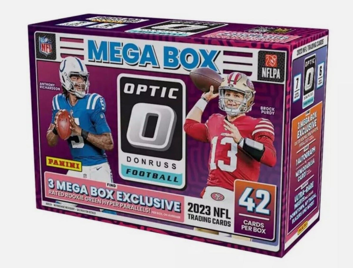 2023 OPTIC Football Sealed Mega Box by Triple Play Vintage