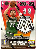 Panini 2020-21 Mosaic Basketball Blaster Box - 8 Packs, 4 Cards Per Pack, Factory Sealed