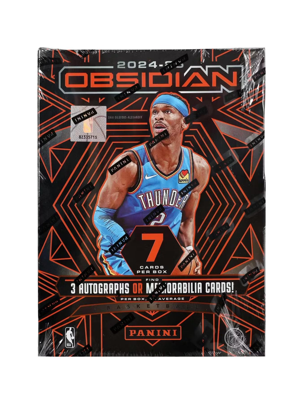 2024/25 Panini Obsidian Basketball Hobby Trading Card Box (2 Autograph Cards Per Box)