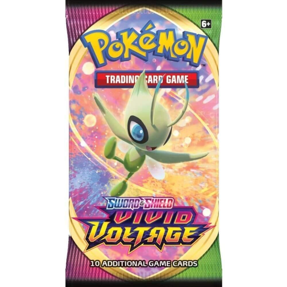 Pokemon Sword and Shield Vivid Voltage Booster Display