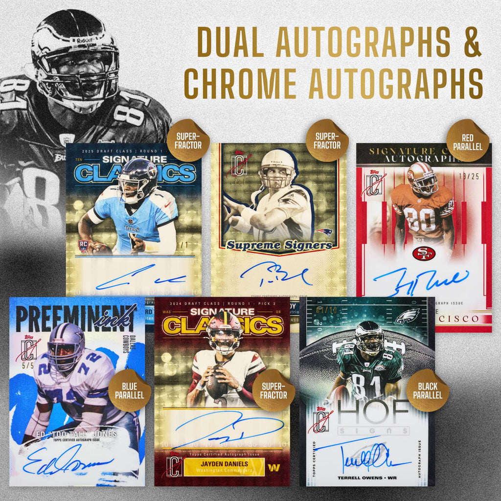2025 Topps NFL Signature Class Football - Factory Sealed - Value Box
