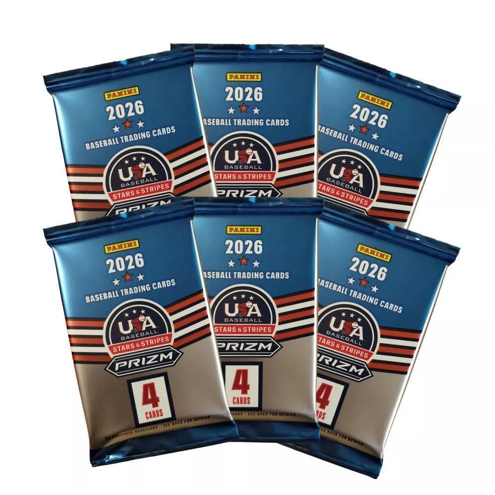 2026 Panini USA Stars and Stripes Prizm Baseball Trading Card Blaster Box
