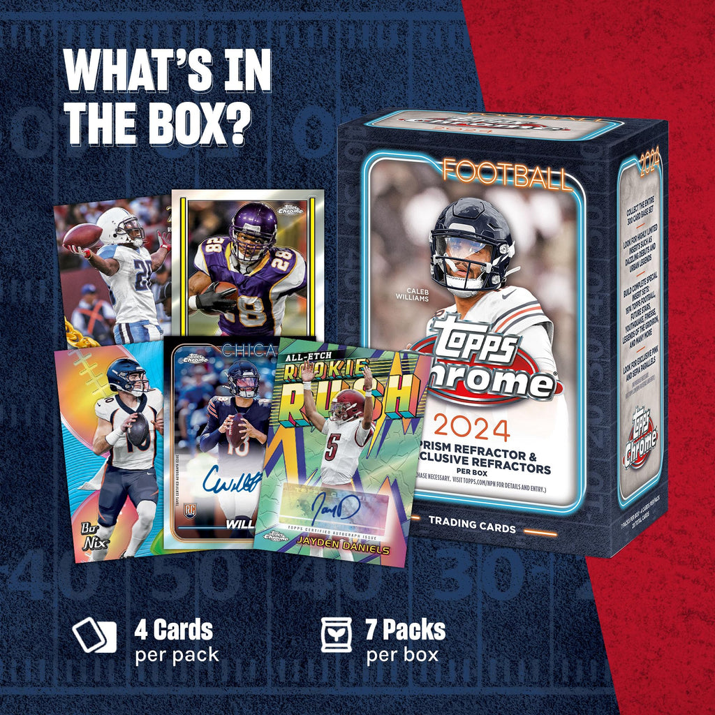 2024 Topps Chrome NFL Football Value Box